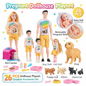 Familydolls baby doll ideal for nurturing scenario play and connection.