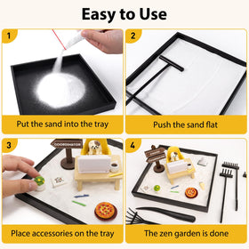 FamilyKit desk sand box scene prompts mindful rearrangement