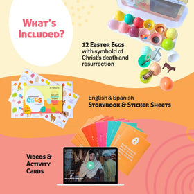 FAMILYLIFE Resurrection Eggs booklet image guiding kids through the Easter narrative.