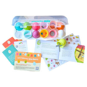 FAMILYLIFE Resurrection Eggs durable plastic eggs invite hands-on participation.