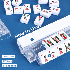 FamRica multifunctional racks compatible with traditional and American mahjong