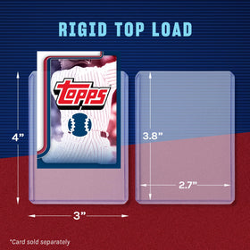 Fanatics 35pt 3x4 top loaders in bulk pack emphasize organized storage.