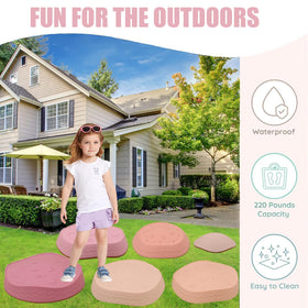 Fanboxk stepping stones work indoors or outdoors for versatile obstacle courses.