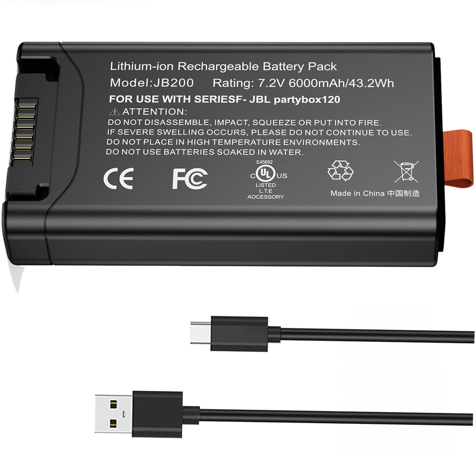 Fancy Buying 6000mAh battery front view for extended listening sessions