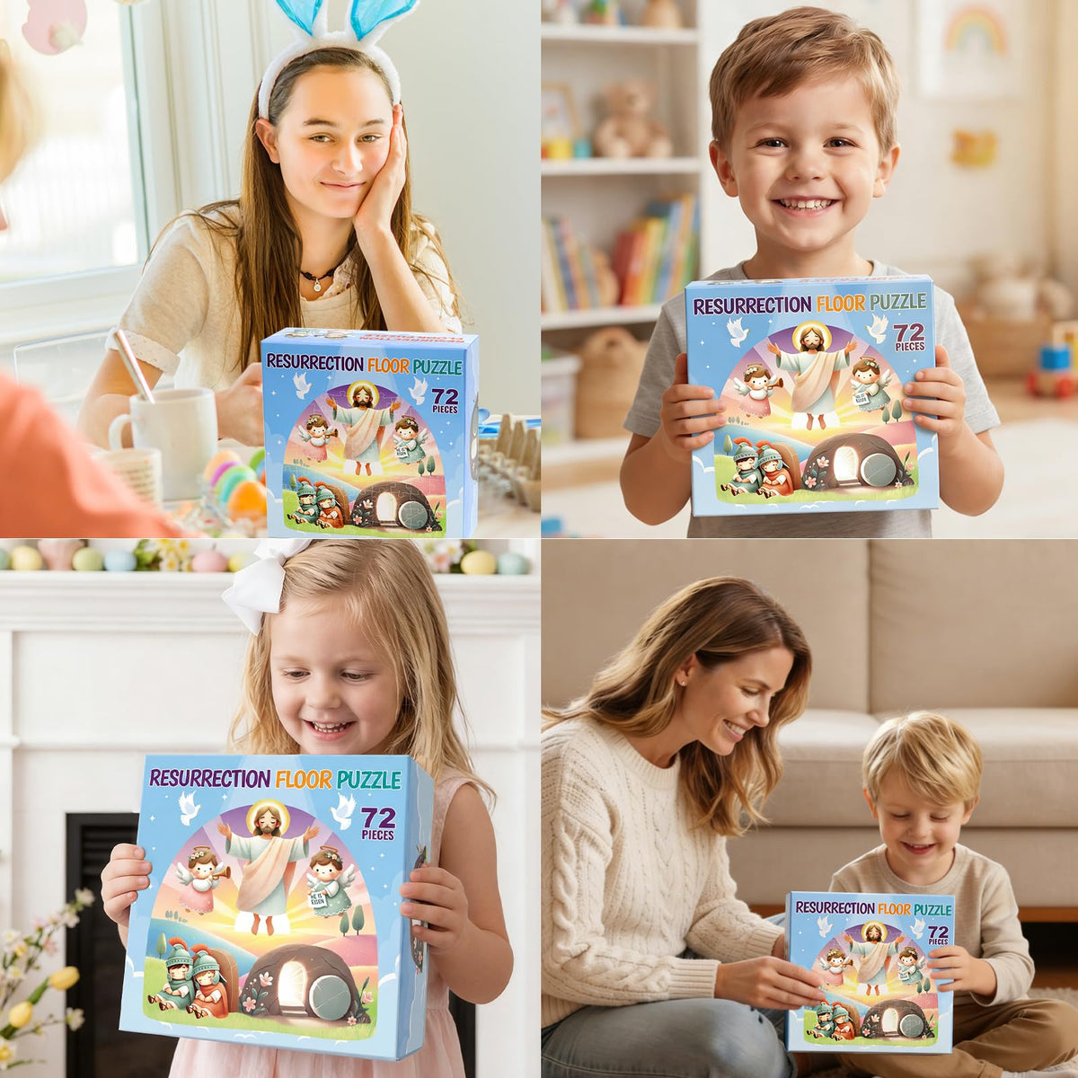 Fancy Land Easter basket stuffer puzzle, meaningful activity for celebrations