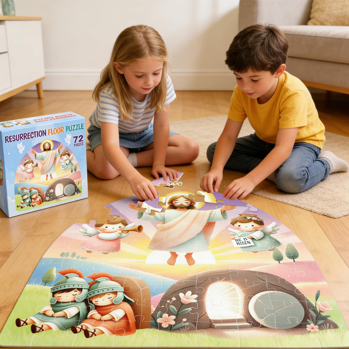 Fancy Land family activity gift box, Easter puzzle for gifting