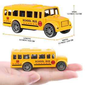 FANELEQU pull-back bus toy requires no batteries for instant action.