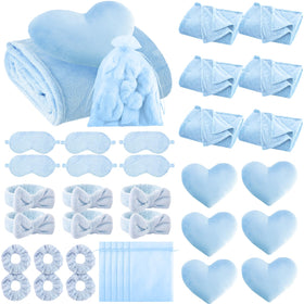 Fanfanwin sleepover blanket 40x60 provides cozy warmth for a coordinated party setup.