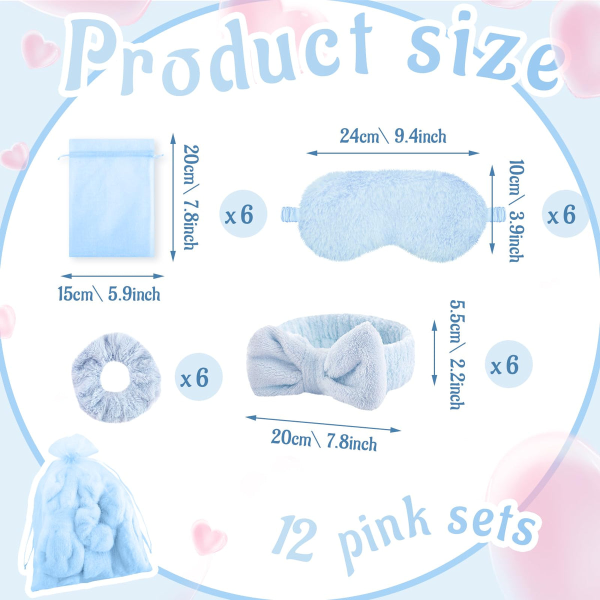 Fanfanwin sleepover heart pillow 11.8 inches adds comfy support and cute decor.