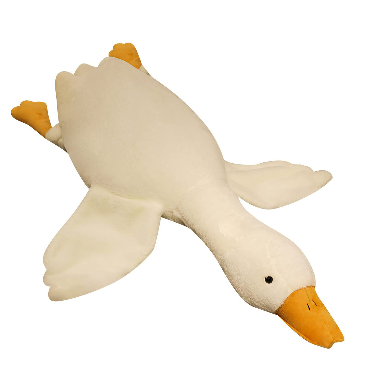 FANGYU goose plush giant white goose for cozy cuddles and decor.