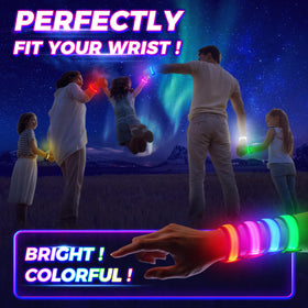 FANL Glow Bracelet rainbow mode delivers dynamic lighting for raves