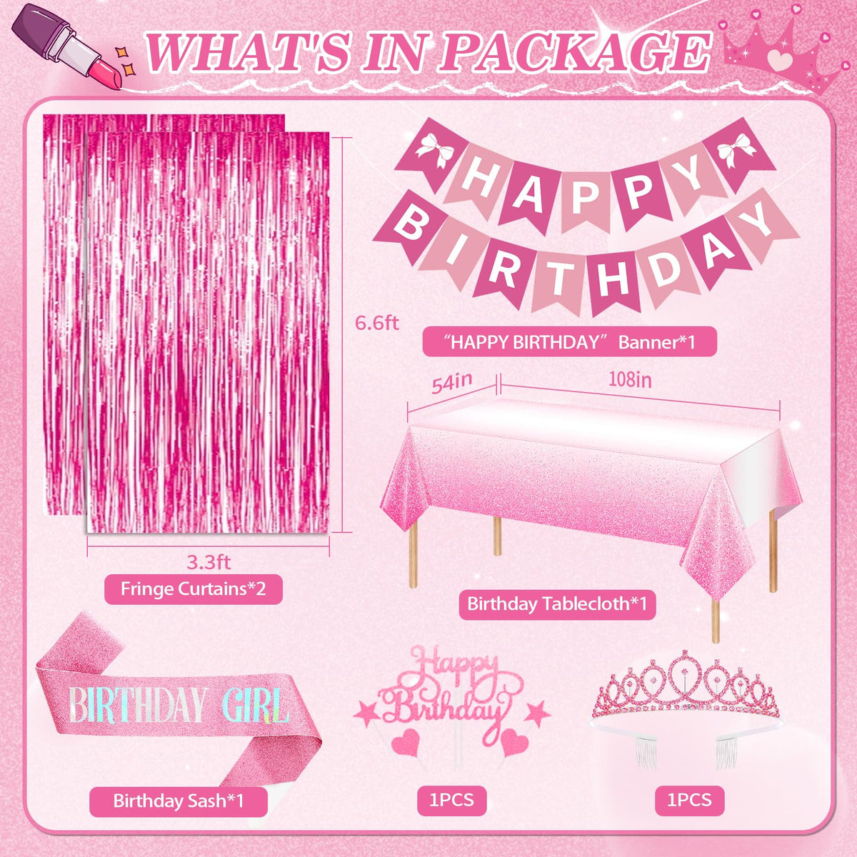 Fantspati pink confetti balloons add sparkle for festive photos and moments.