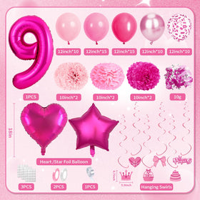 Fantspati pink crown and sash elevate the birthday girl look