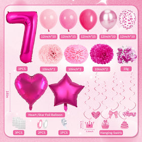 Fantspati pink sash and crown create a regal look for the birthday girl.