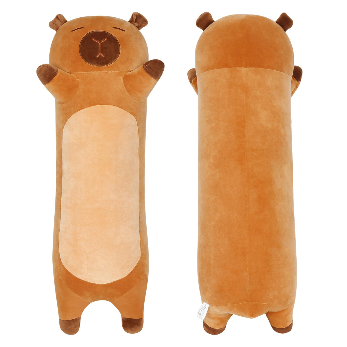 Fanunny capybara plush 33-inch full body pillow for cozy lounging