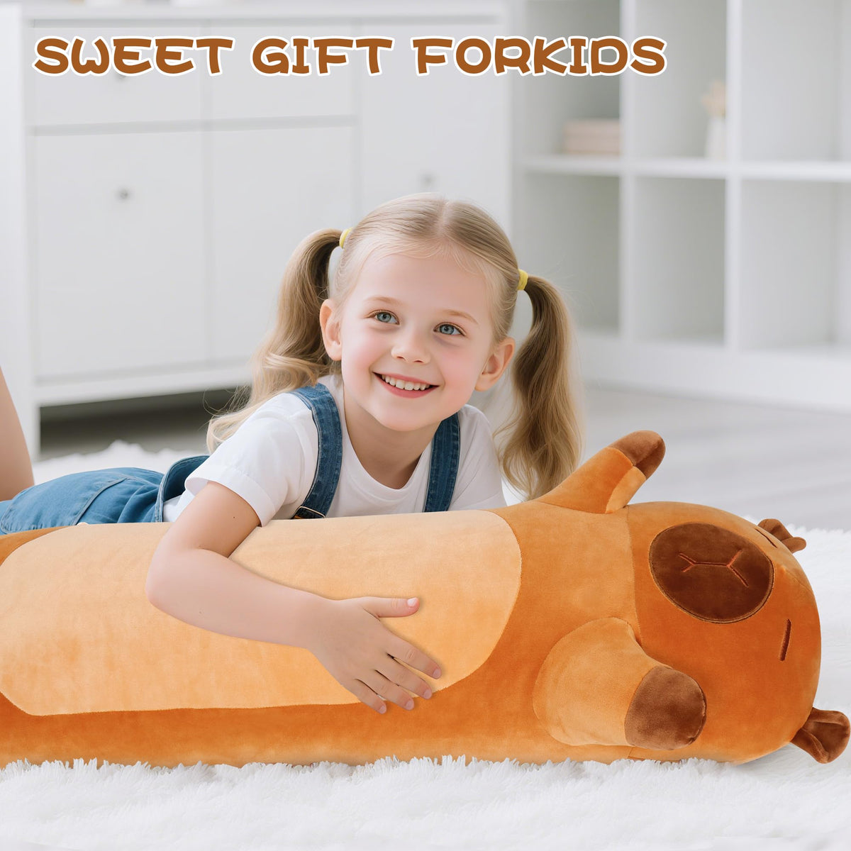 Fanunny capybara plush vacuum-sealed packaging, ready to gift