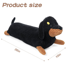 Fanunny 36-inch dachshund plush refreshing fluff after unpacking