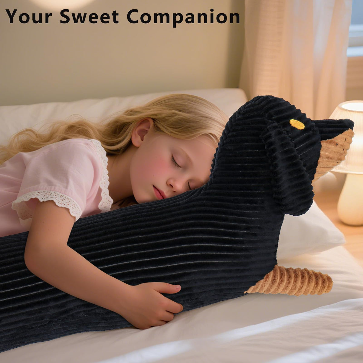 Fanunny dachshund plush arrives vacuum sealed in gift-ready packaging