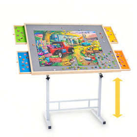 Fanwer 1500-piece puzzle table top with 35x26 inch surface for group sessions.