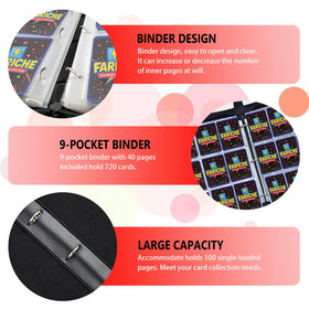 FARICHE binder uses waterproof EVA leather for moisture protection.
