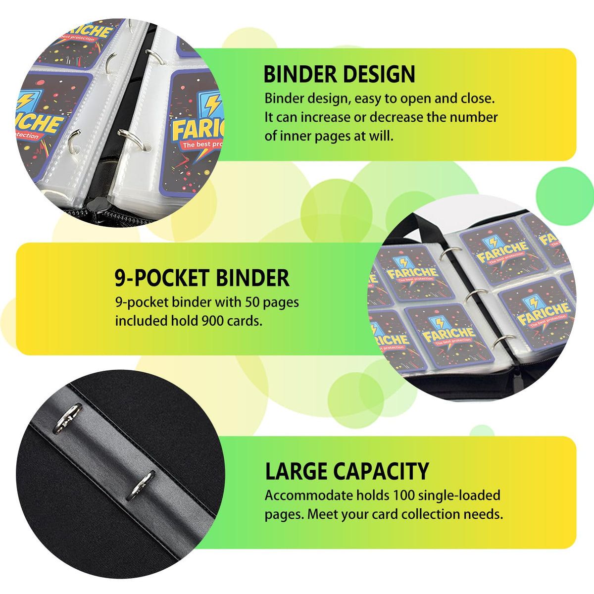 FARICHE waterproof EVA and PU leather case shields cards from moisture.