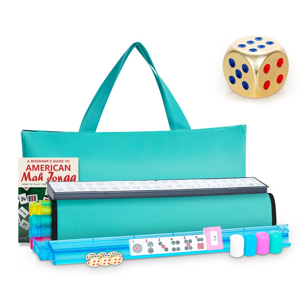 FARINOK American Mahjong tiles with durable melamine for lasting play sessions