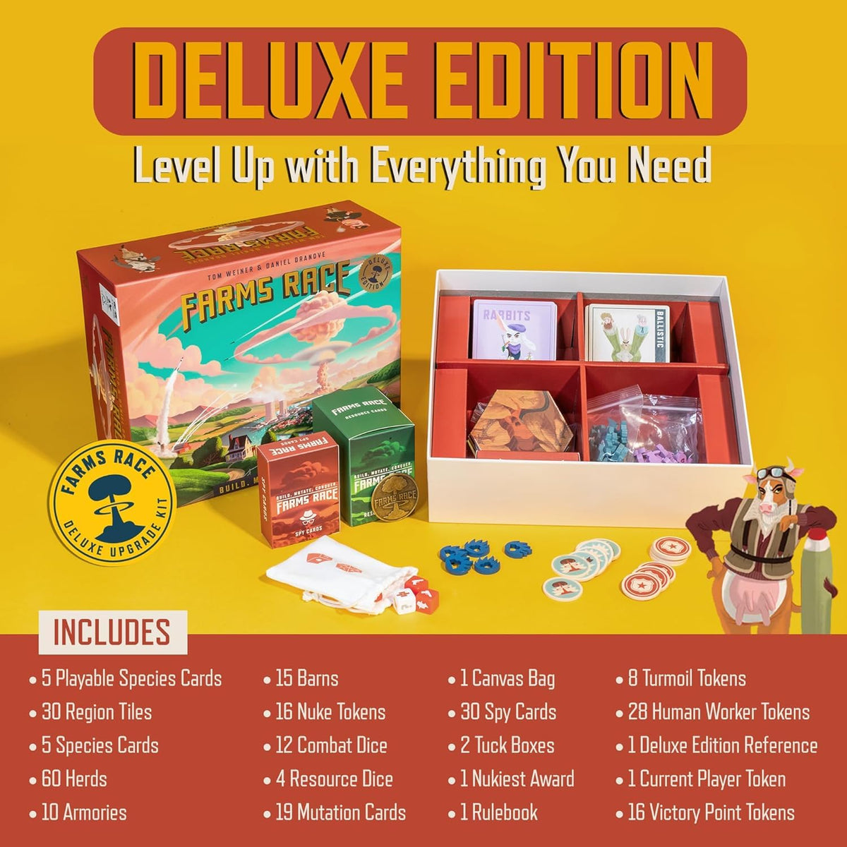 Farms Race Deluxe Edition mutations cards reveal dynamic play options