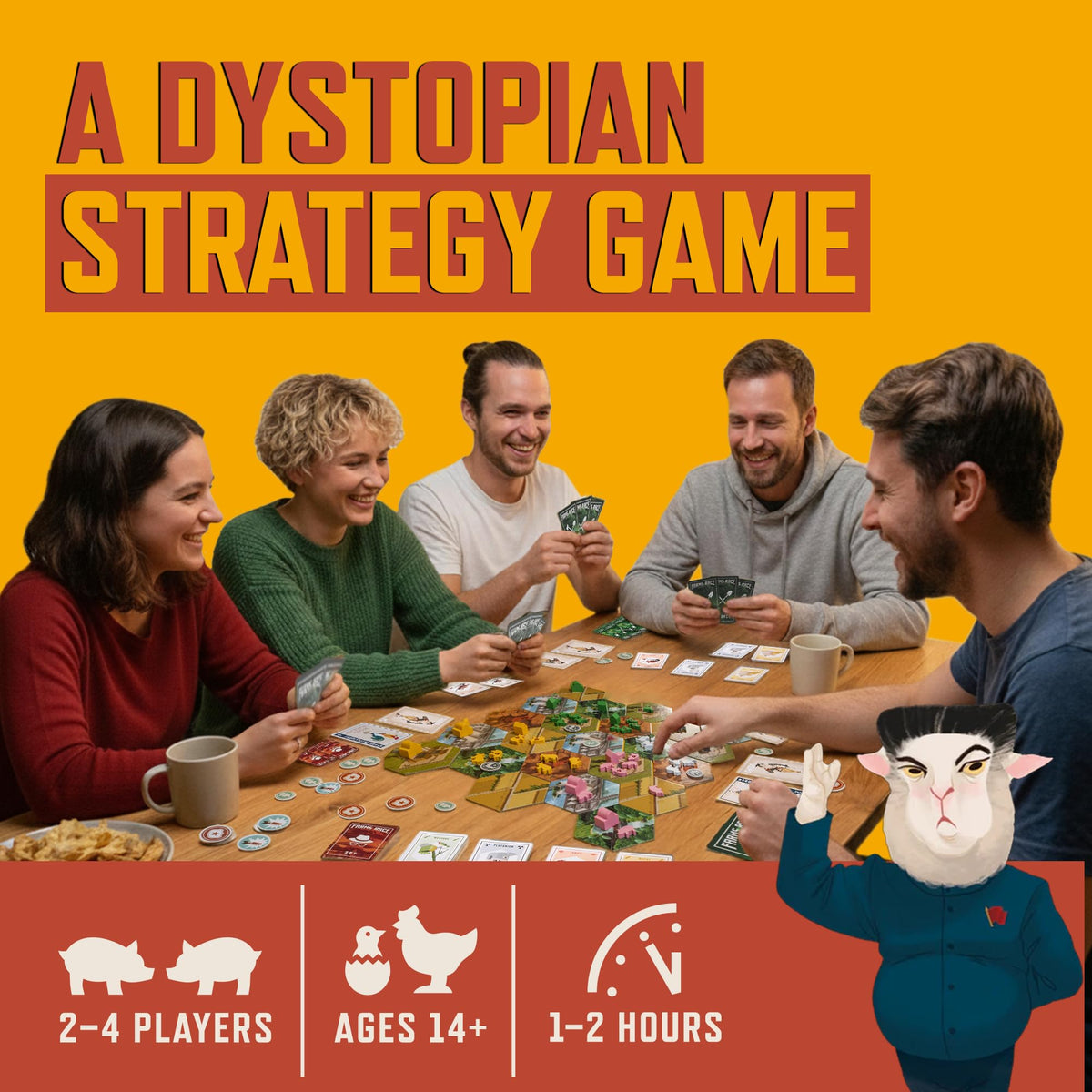 Farms Race mutant farm animals in action, signaling dynamic strategy play