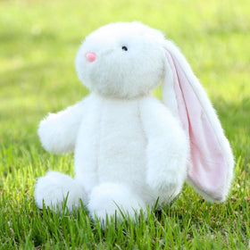 Farnesaa weighted bunny white plush, cozy hug companion for home and travel.