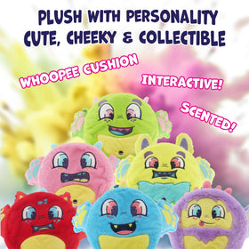 Kid-safe Cheeky plush designed for ages 3 and up with sturdy stitching