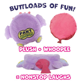 Cheeky self-inflating cushion in action, press to create fun sounds