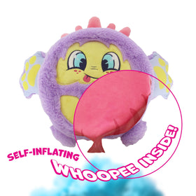 Squeeze Cheeky to activate the whoopee cushion sound for a playful moment