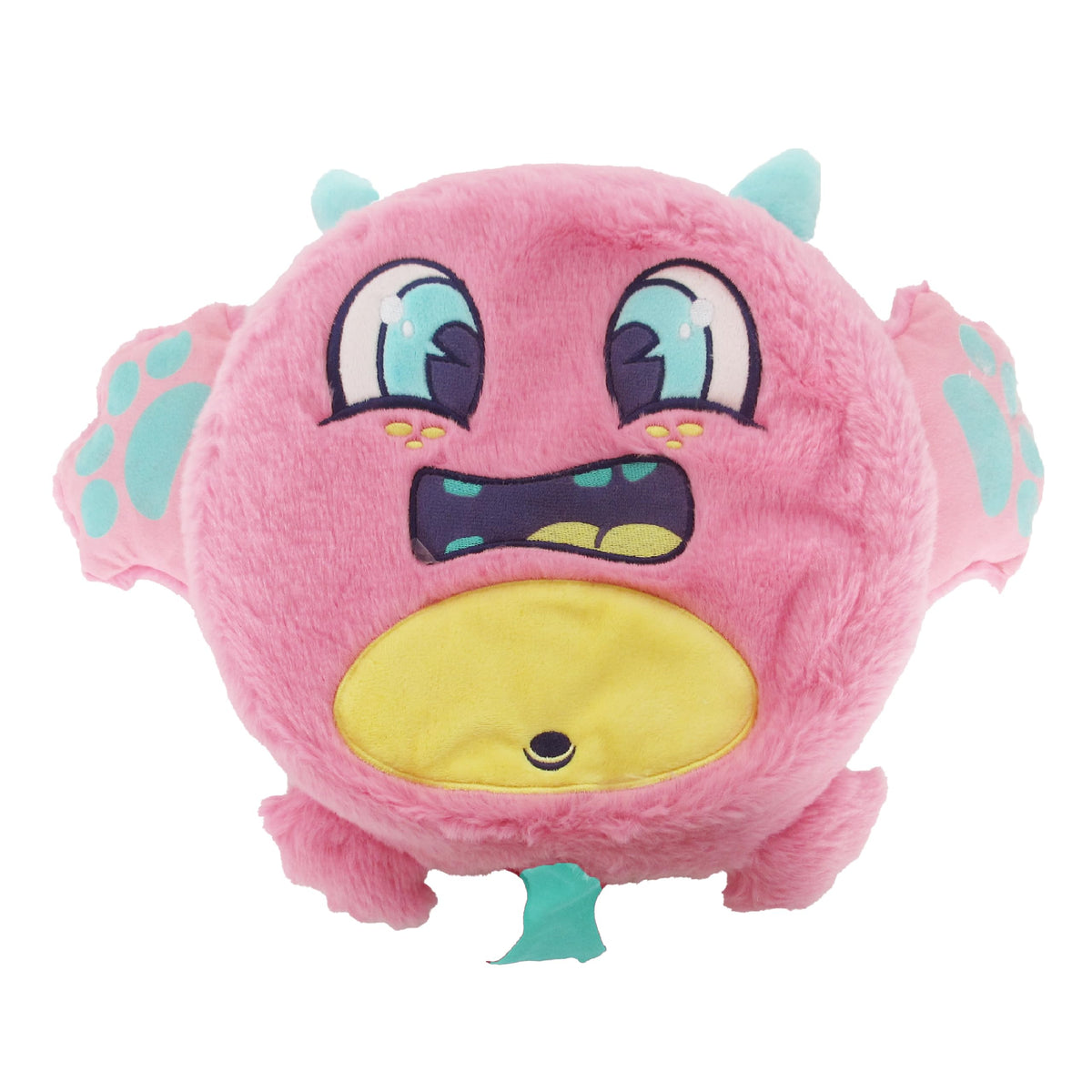 Fart Monsters Squeeky 16-inch plush with self-inflating cushion for playful pranks.