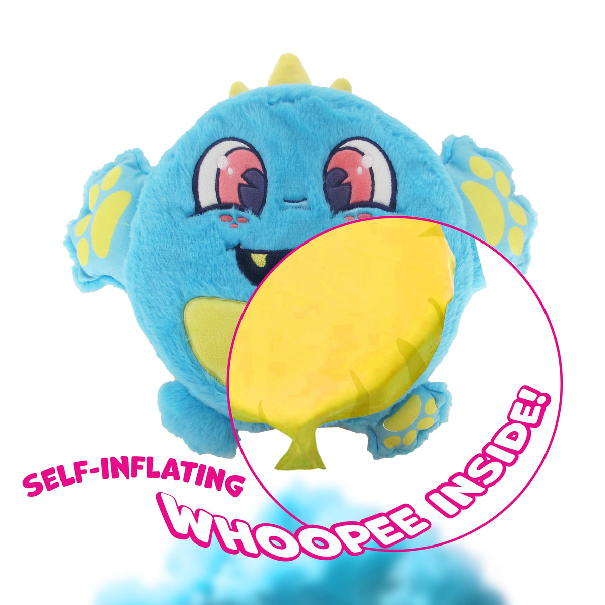 Fart Monsters Tootles 16-inch plush makes a large, cuddly presence in playrooms.
