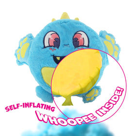 Fart Monsters Tootles 16-inch plush makes a large, cuddly presence in playrooms.