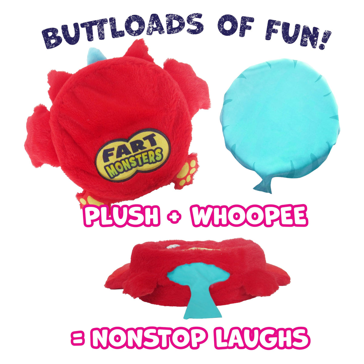 Fart Monsters Zipper cherry-scented plush for playful scent cues
