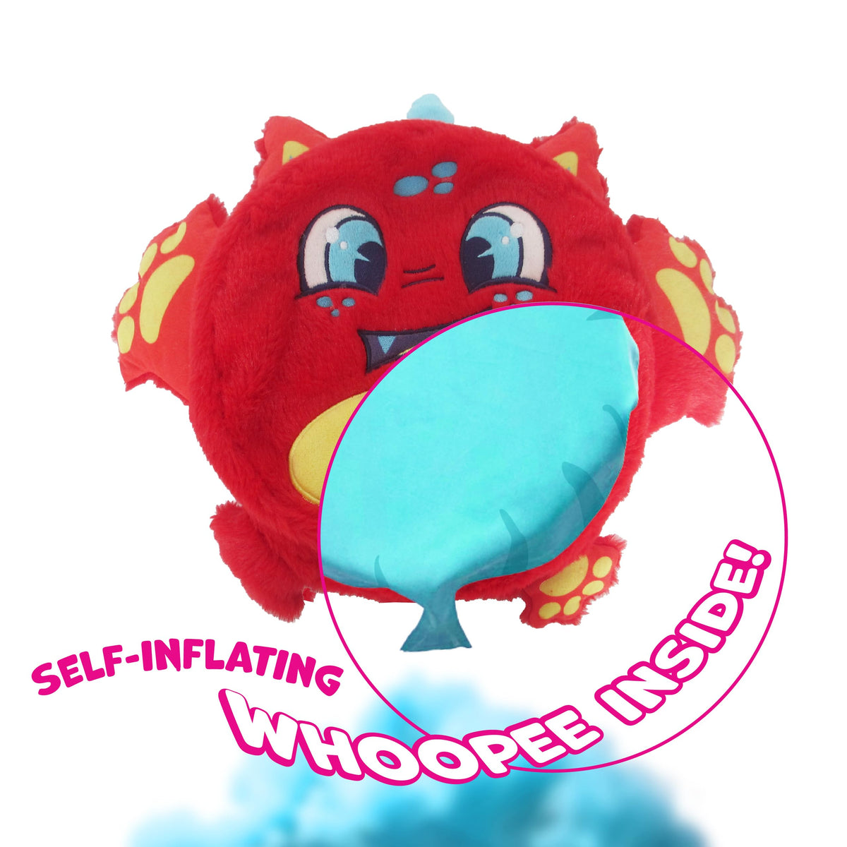 Fart Monsters Zipper interactive fart sound enhances pretend play