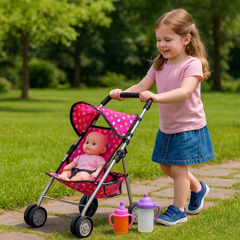 Fash n Kolor fits up to 18-inch dolls for versatile play