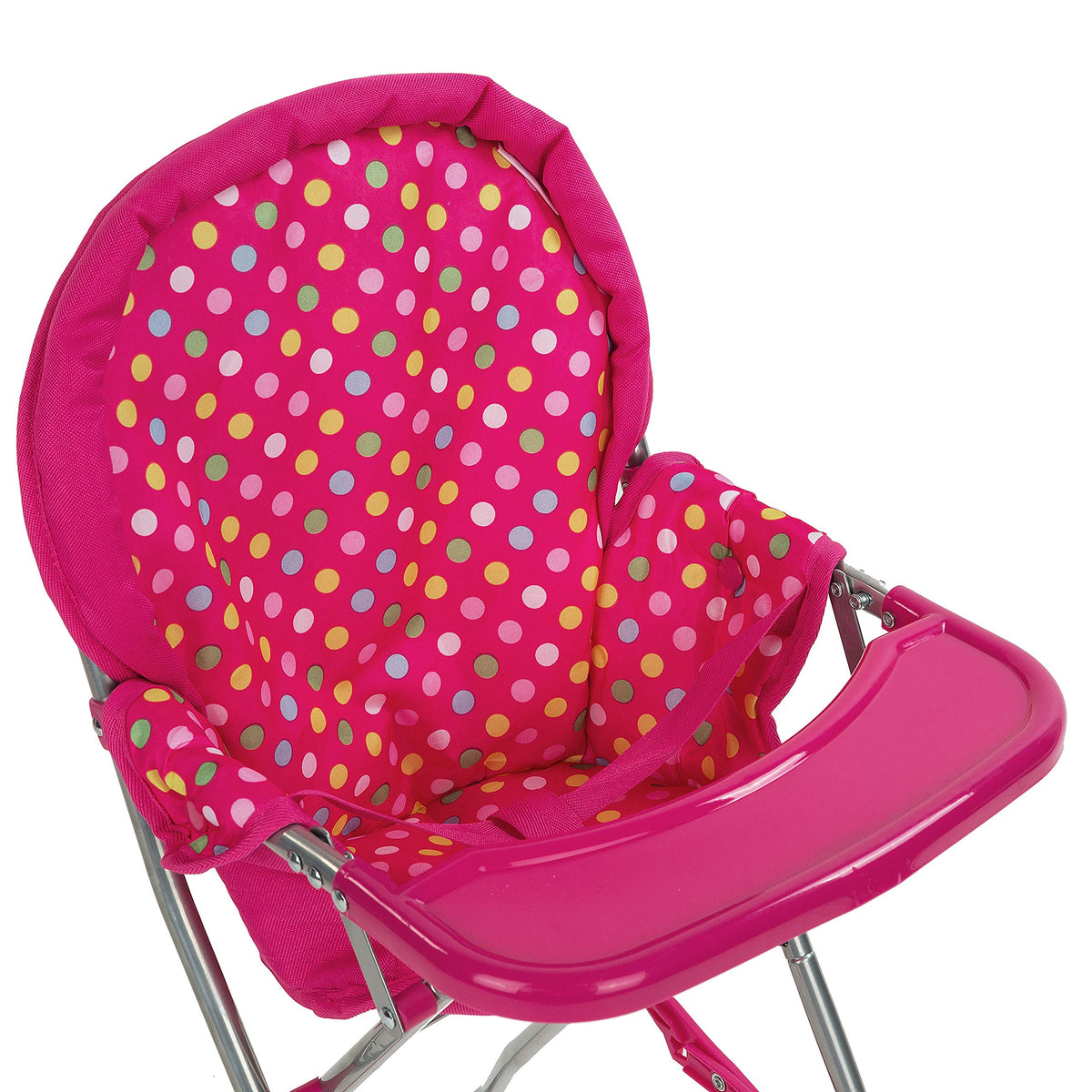 Fash N Kolor 18-inch doll high chair makes a charming gift for birthdays