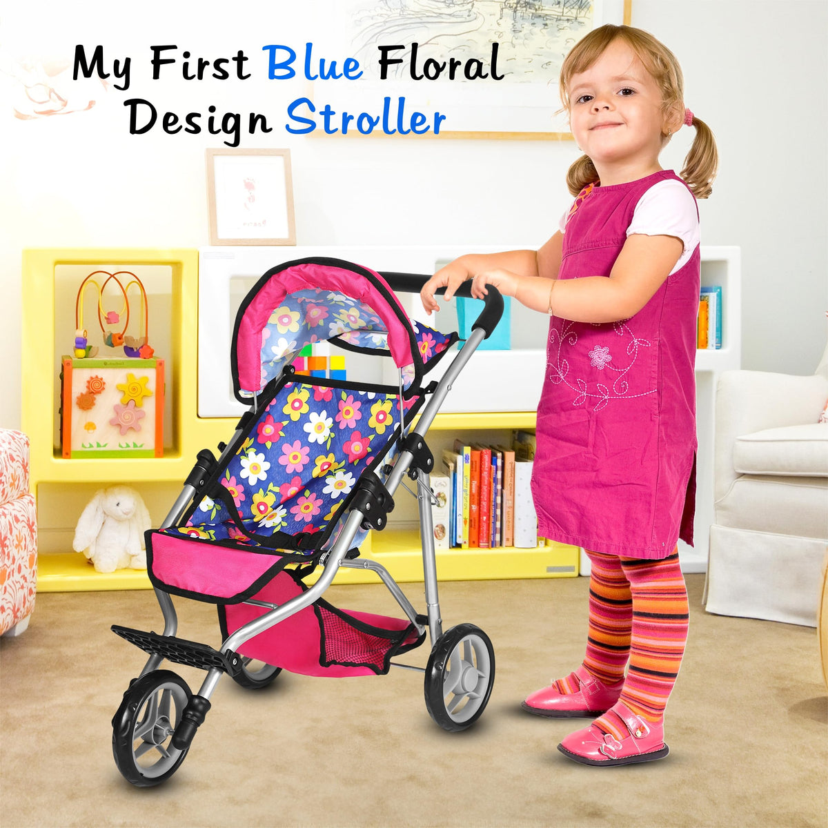 Fash N Kolor lightweight steel frame is easy to push