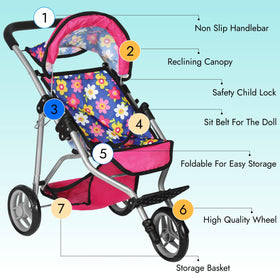 Fash N Kolor storage basket for doll accessories and props