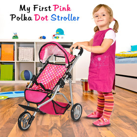 Fash N Kolor Denim Stroller lightweight frame for easy handling