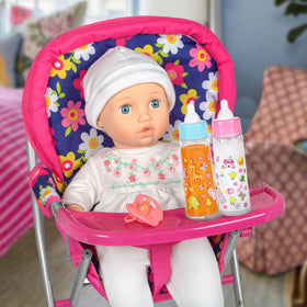 Fash N Kolor doll chair with feeding tray for nursing play