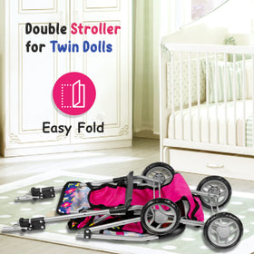 Fash n Kolor Doll Stroller movable bassinet for versatile setups.