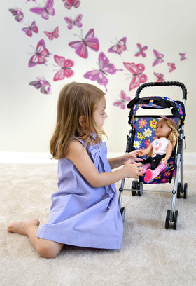 Fash N Kolor doll stroller soft grip handle for comfortable pushing