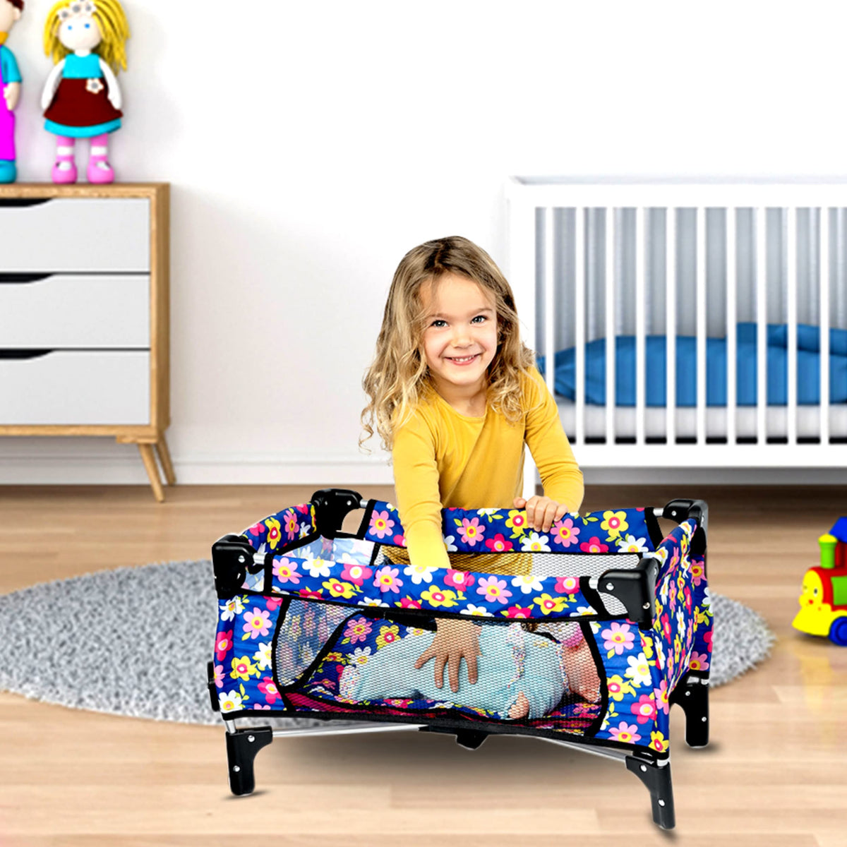 Fash N Kolor Easy-clean Fabric keeps cleanup quick after play.