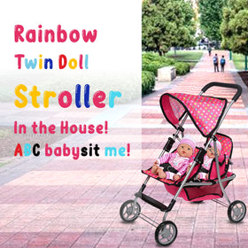 Fash N Kolor Lightweight Doll Stroller for easy handling.
