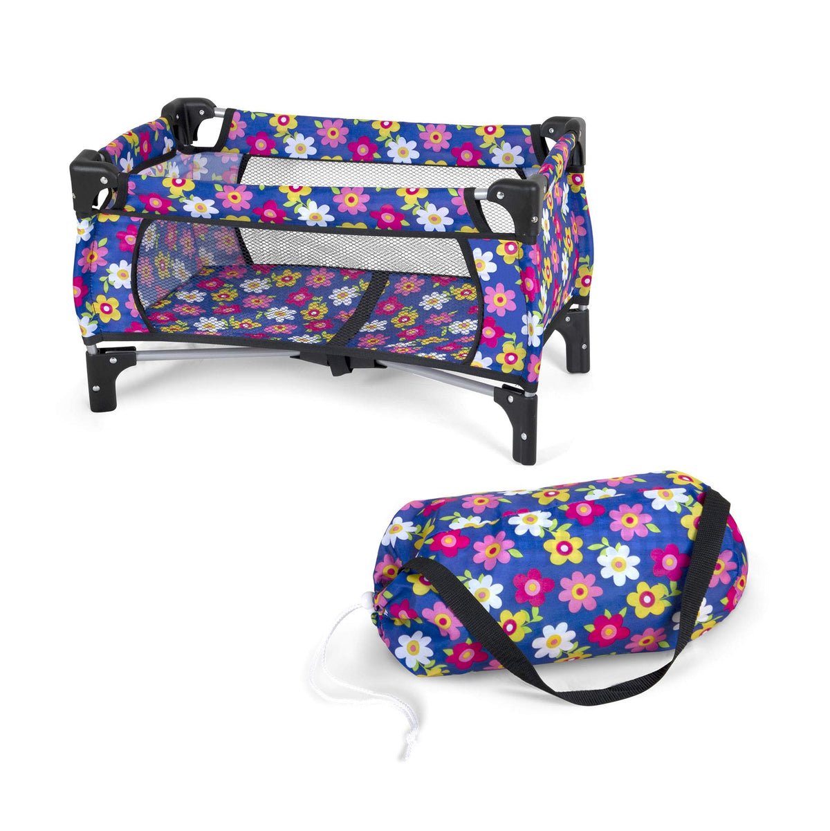 Fash N Kolor Pack N Play Box shows compact storage and rapid setup for 20-inch dolls.