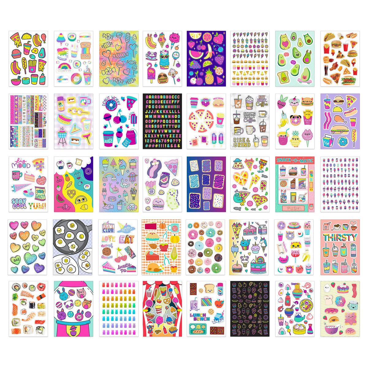 Fashion Angels animal and real-photo stickers bring lively detail to projects.