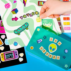 Fashion Angels stickers on laptop cases spark personalized tech accessories.